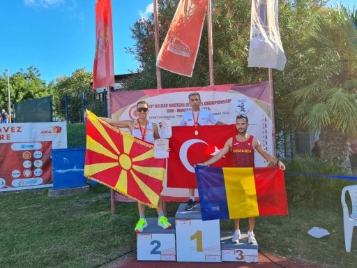 Siirt Belediyesi Sporcusu Muhittin Gürhan, 3 Dalda Balkan Şampiyonu!