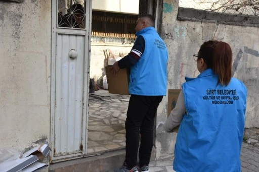 Siirt Belediyesinden 30 Bini Aşkın Kişiye Sosyal Destek Eli