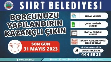 SİİRT BELEEDİYESİ’NDE YAPILANDIRMA BAŞVURULARI BAŞLADI