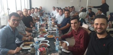 Siirt Cumhuriyet Başsavcılığı Emektar Katibi Mesut Çevik'e Yemekli Veda...