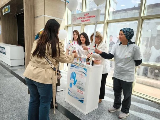Siirt EAH'de "D&uuml;nya El Hijyeni G&uuml;n&uuml;" Etkinliği