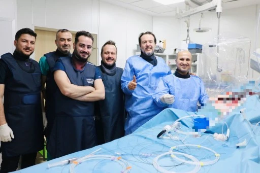 Siirt EAH Kardiyoloji Ekibi 5 Hastanın (CTO) Tam Kapalı Kalp Damarını A&ccedil;tı