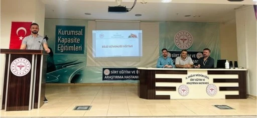 Siirt Eğitim ve Araştırma Hastanesi Personeline Bilgi Güvenliği Eğitimi Verildi
