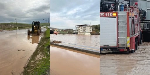 Siirt Kurtalan&rsquo;da Şiddetli Yağış Sele Neden Oldu