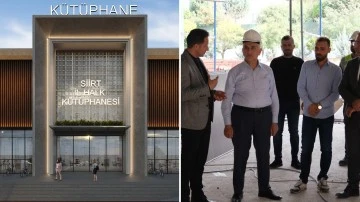  Milletvekili Mervan Gül, Siirt Halk Kütüphanesi ve Konferans Salonu İnşaatını İnceledi