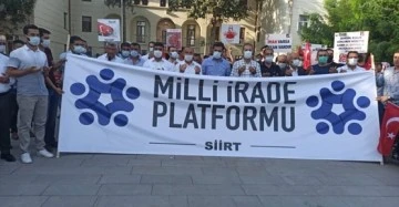 SİİRT MİLLİ İRADE PLATFORMUNDAN AÇIKLAMA “TÜRKİYE GEÇİLMEZ”