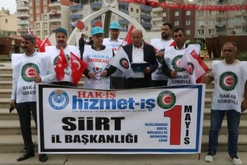 Siirt'te 1 Mayıs Böyle Geçti…