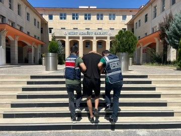 Siirt'te 15 Yıl Hapis Cezası Bulunan Firari Hırsız Yakalandı!