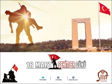 Siirt’te “18 Mart Çanakkale Zaferi Ve Şehitleri Anma Günü” Çeşitli Etkinliklerle Anılacak