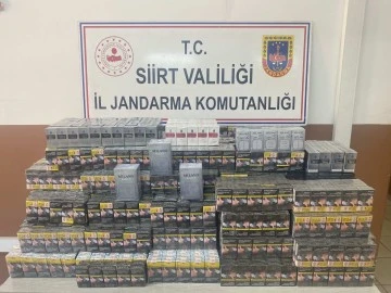 Siirt'te 5 Bin Paket Kaçak Sigara Ele Geçirildi: Şüpheli Gözaltında