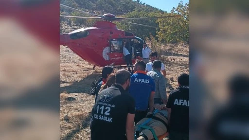 Siirt’te Ağaçtan Düşen Vatandaş İçin Hava Ambulansı Seferber Edildi