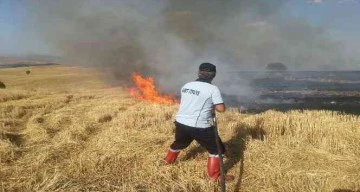 Siirt'te anız yangınlarına karşı çiftçiler uyarıldı