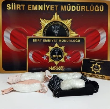 Siirt’te durdurulan bir otobüste 533 gram uyuşturucu madde yakalandı