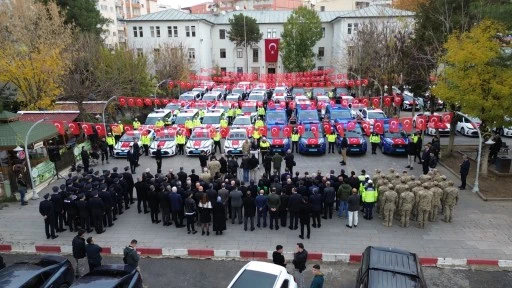 Siirt&rsquo;te G&uuml;venlik G&uuml;&ccedil;lerine 68 Yeni Ara&ccedil;: 48 Ara&ccedil; Emniyete, 20&rsquo;si Jandarmaya