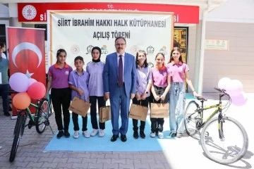 Siirt’te “İbrahim Hakkı Halk Kütüphanesi&quot; düzenlenen törenle hizmete açıldı
