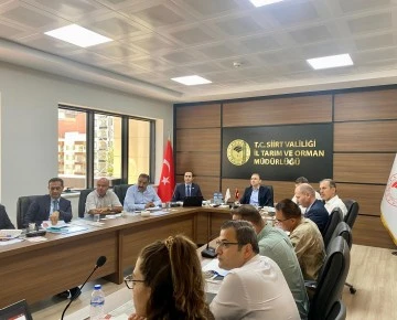 Siirt’ te İl Su Kurul Toplantısı Yapıldı