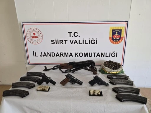 Siirt'te Jandarmadan Silah Kaçakçılığı Operasyonu: Çadırda Cephanelik Ele Geçirildi!