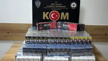 Siirt’te Kaçak Sigara Operasyonu: 1180 Paket Ele Geçirildi