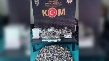 Siirt’te Kaçakçılığa Darbe: 4.080 Paket Kaçak Sigara Ele Geçirildi!