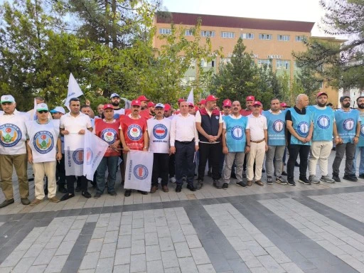 Siirt'te maaş zammına tepki