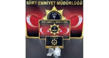 Siirt'te uyuşturucu madde ele geçirildi