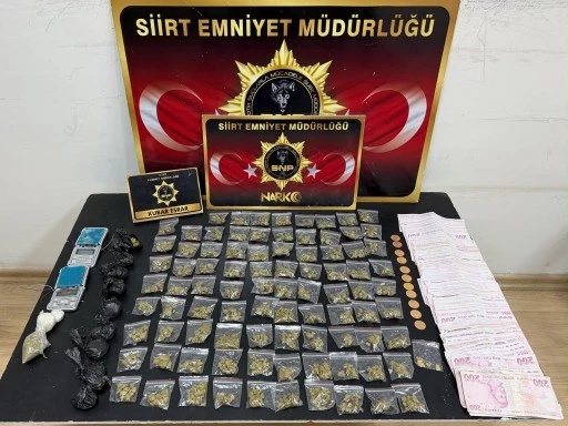 Siirt&rsquo;te Uyuşturucu Operasyonu: 2 Ş&uuml;pheli Yakalandı