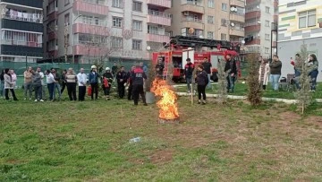 Siirt'te Yangın Tatbikatı