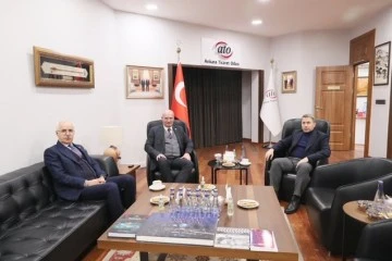 Siirt TSO Başkanı Güven Kuzu’dan ATO Başkanı Gürsel Baran’a Hayırlı Olsun Ziyareti