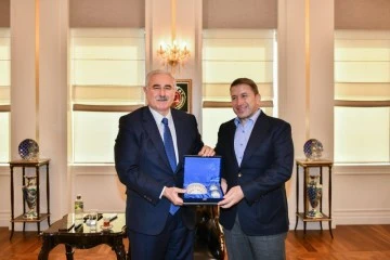 Siirt TSO Başkanı Güven Kuzu Yargıtay Başkanı Mehmet Akarca’yı Ziyaret Etti
