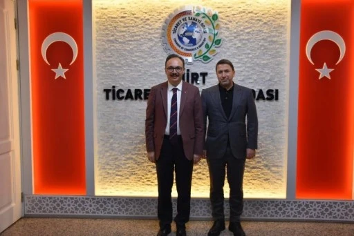 Siirt TSO G&uuml;ven Kuzu, Vali Kızılkaya&rsquo;ya Taziyelerini İletti