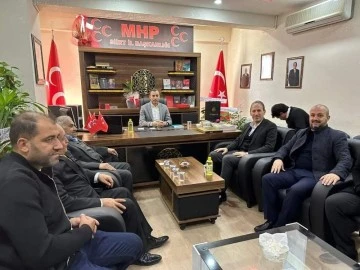 Siirt TSO Heyetinden MHP İl Başkanı Tükenmez’e Hayırlı Olsun Ziyareti