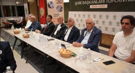Siirt Vakfı Şube Başkanları Toplantısı Siirt’te Yapıldı