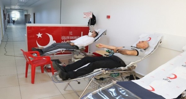 Siirt valiliği personelinden kan bağışı kampanyasına destek