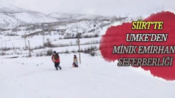 Siirt&#039;te UMKE&#039;den minik Emirhan seferberliği