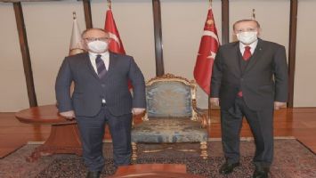 Sivas Belediye Başkanı Hilmi Bilgin, Cumhurbaşkanı Erdoğan&#039;la görüştü