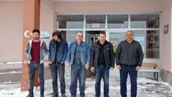 Sivas Beypınar&#039;ında internet ağı kuran ekip mahsur kaldı