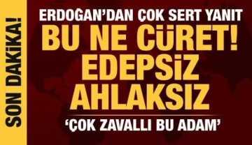 Son Dakika: Erdoğan'dan Kılıçdaroğlu'nun el hareketine sert tepki: Edepsiz, ahlaksız!