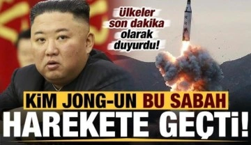 Son dakika: Kim Jong-un yine yaptı yapacağını! Balistik füze denemesi korkuttu