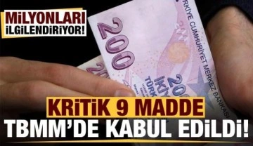 Son dakika: Memur zammını da içeren kanun teklifinin 9 maddesi kabul edildi!