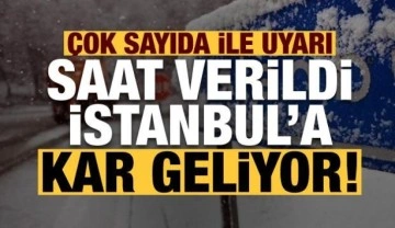 Son dakika: Meteoroloji'den çok sayıda ile uyarı! Saat verildi İstanbul'a kar geliyor...