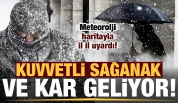 Son dakika: Meteoroloji'den 'sarı kodlu' uyarı! Kar ve sağanak geliyor...