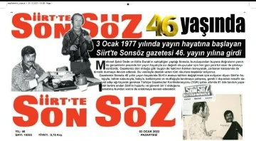 Sonsöz 46 yaşında