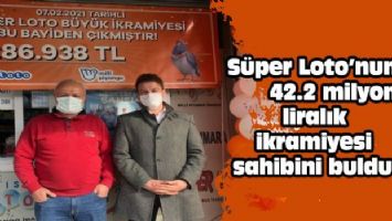 Süper Loto&#039;nun 42.2 milyon liralık ikramiyesi sahibini buldu