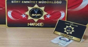 Şüpheli şahıs üzerinde uyuşturucu madde ele geçirildi