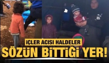 Suriye'deki mülteci kamplarında yürek parçalayan görüntüler