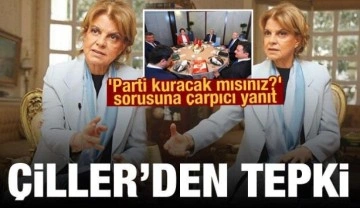 Tansu Çiller'den 6'lı masaya sert tepki! 'Parti kuracak mısınız?' sorusuna çarpı