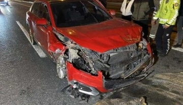 TEM'de zincirleme trafik kazası: 1 yaralı
