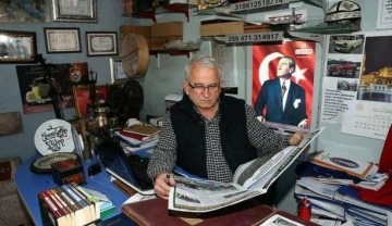 Tokat'ta 65 yaşındaki Cemalettin amca 56 yıllık baba yadigarı gazeteyi hala sürdürüyor