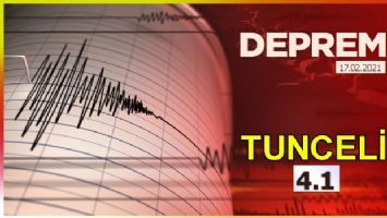 Tunceli&#039;de korkutan deprem!