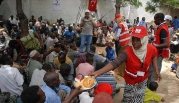 Türk Kızılay, Somali'de her gün 3 bini aşkın kişiye sıcak yemek dağıtıyor